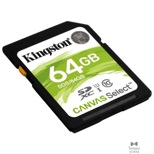 Kingston SecureDigital 64Gb Kingston SDS/64GB SDXC Class 10, UHS-I 9299831