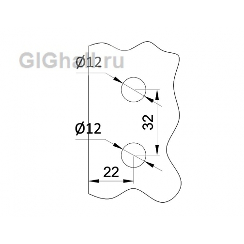 TI-860-2M AL (анод) Ответная часть на стекло (для 850M и 860M) Магнитная 5901651 3