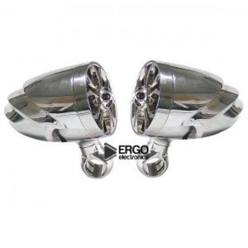 Мотоакустика Ergo ER600M (встроенный усилитель, 4” Hi-Fi динамики 2 шт. 2х100 Вт.) хром Ergo 6651346 3