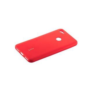 Чехол-накладка силиконовый Cherry матовый 0.4mm & пленка для Xiaomi Redmi Note 5A (5.5") Красный