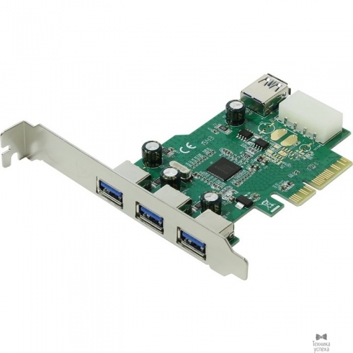 Espada Espada Контроллер PCI-E, USB3.0 3ext+1int port, EU309A-1, oem, (Ch) (41026) 6869711