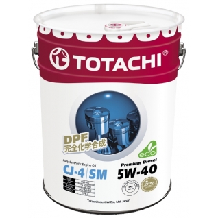 Моторное масло TOTACHI Premium Diesel CJ-4/SM 5W40 20л