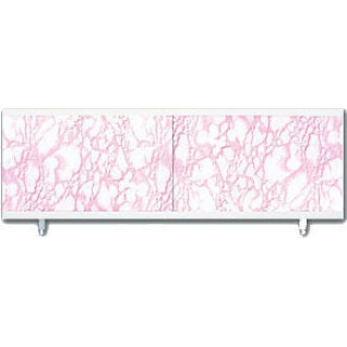 Экран для ванны МетаКам Кварт 168 Мрамор розовый
