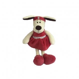 Мягкая игрушка "Собака в платье с повязкой", 16 см ABtoys