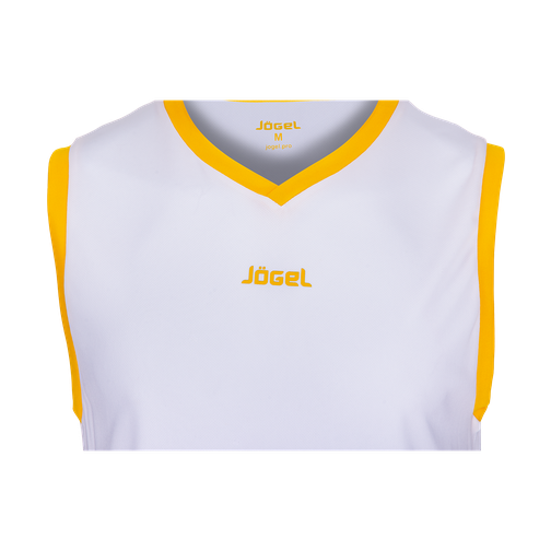 Майка баскетбольная Jögel Jbt-1020-014, белый/желтый размер XS 42221252