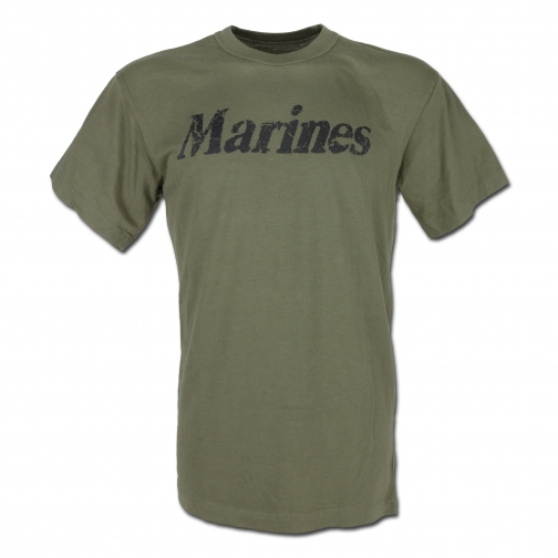 Rothco Футболка Rothco Marines, цвет оливковый 37518130 1