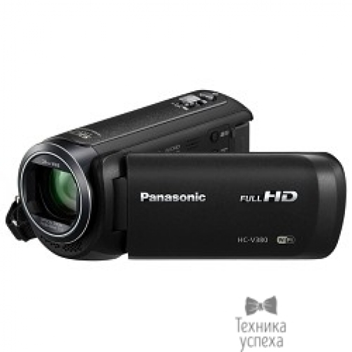 Panasonic Видеокамера Panasonic HC-V380 черный 5863726