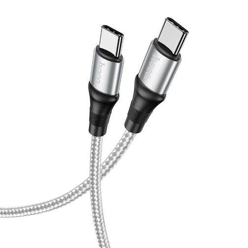 USB дата-кабель Hoco X50 Type-C to Type-C Exquisito 100W charging data cable (20V-5A, 100Вт Max) 2.0 м Серый 42832896