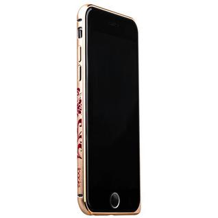 Бампер металлический iBacks Colorful Arc-shaped Loulan Aluminium Bumper for iPhone 6s/ 6 (4.7) - gold edge (ip60013) Золото