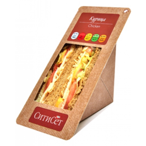 Сэндвич с курицей и грибами замороженный, 145 г 467626