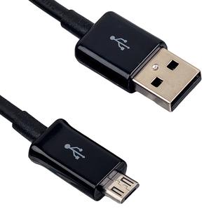 USB дата-кабель microUSB в техпаке черный Прочие