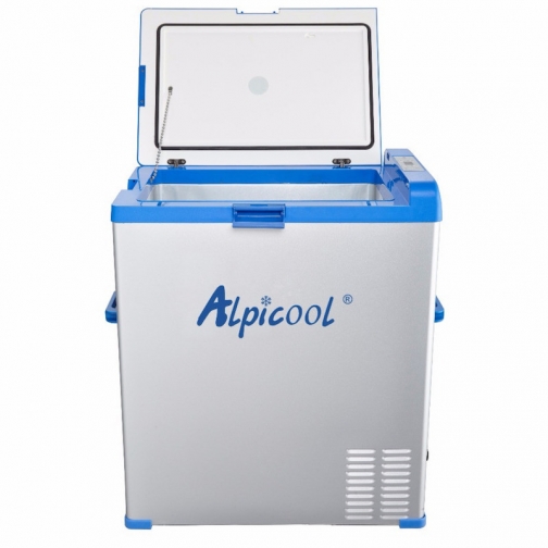 Kомпрессорный автохолодильник ALPICOOL A75 синий (75л, 12/24/220В) 36995170 2