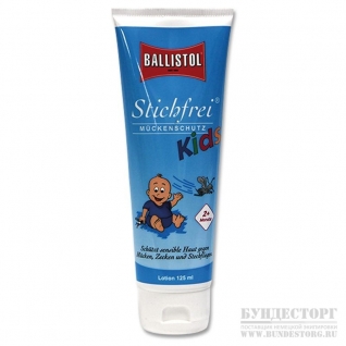 Ballistol Лосьон для защиты детей от укусов насекомых Stichfrei 125 мл.Tub