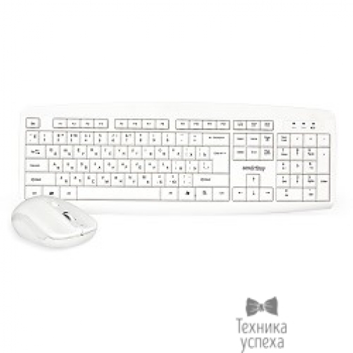 Smart buy Комплект клавиатура+мышь Smartbuy ONE 212332AG белый SBC-212332AG-W 9236675