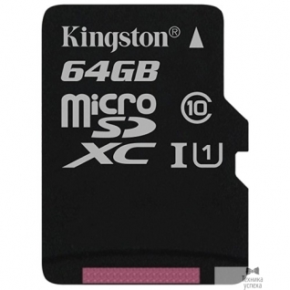 Kingston Micro SecureDigital 64Gb Kingston SDCS/64GBSP MicroSDHC Class 10 UHS-I