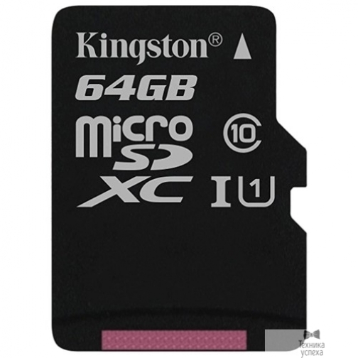 Kingston Micro SecureDigital 64Gb Kingston SDCS/64GBSP MicroSDHC Class 10 UHS-I 37894514