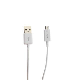 USB дата-кабель MicroUSB (1.2 м) с оригинальным чипом (foxconn) белый