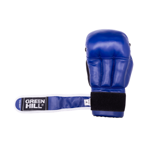 Перчатки для рукопашного боя Green Hill Pg-2047, к/з, синий размер S 42221363