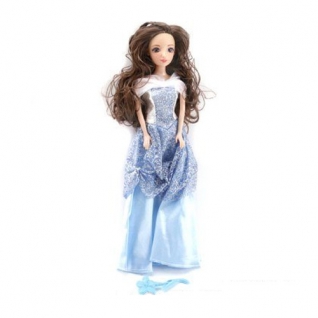 Кукла с аксессуарами "Красотка" в голубом платье, 28 см Shantou