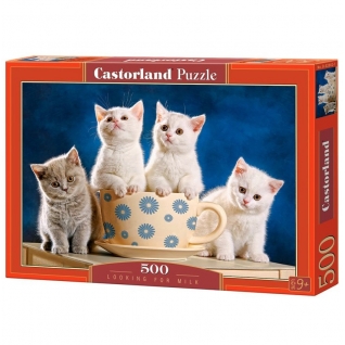 Пазл "Четыре котенка", 500 элементов Castorland