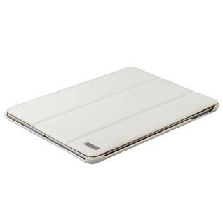 Чехол кожаный i-Carer Ultra-thin для iPad Air genuine leather series (RID501wh) белый