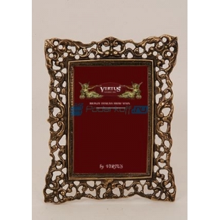 Фоторамка из бронзы "Венеция" средняя, цвет каштановый (размер фото 10х15)