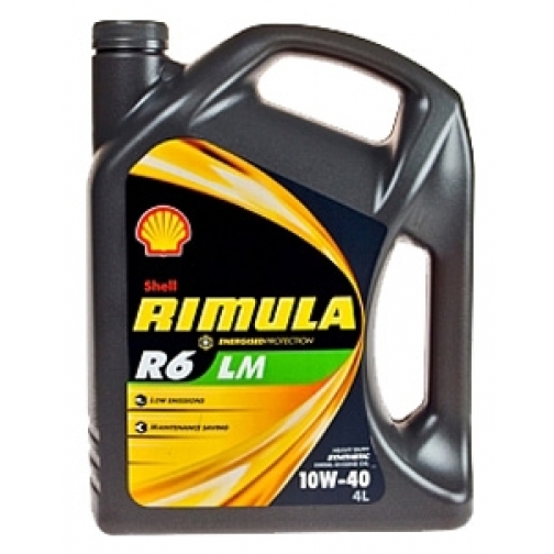 Моторное масло SHELL Rimula R6 LM 10w-40 4 литра 5927270