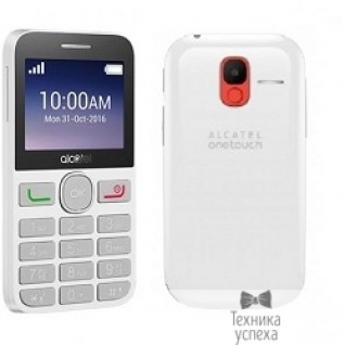 Alcatel Alcatel 2008G Black/Pure White 2.4"240x320/MP3/FM/BT/16Мб/0.3 MP/microSD/2 sim 2008G-3AALRU1