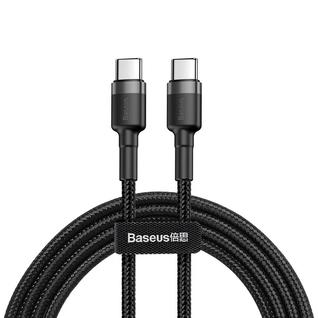 USB дата-кабель Baseus Cafule Series Type-C to Type-C PD2.0 Cable (20V-3A ) (CATKLF-GG1) 1.0 м Черный