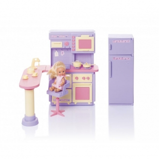Игровой набор "Кухня" - Маленькая принцесса, сиреневый Завод Огонек
