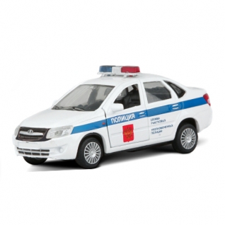Металлическая машинка Lada Granta "Полиция", 1:36 Autotime