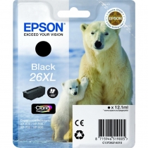 Оригинальный фотокартридж T26314010 для Epson XP-600, 700, 800 черный, увеличенный, струйный 8087-01