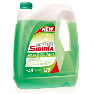 Антифриз Sintoil Sibiria -40 зеленый G11 10кг