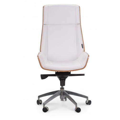 Кресло офисное Патио/белая кожа/алюминиевая крестовина NORDEN Chairs 42859305 1