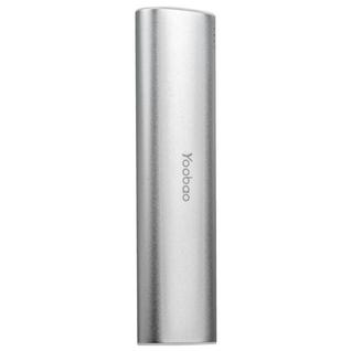 Аккумулятор внешний универсальный Yoobao Magic Wand Power Bank YB-6014Pro (USB выход: 5V 2.1A) Silver 10400 mAh ORIGINAL
