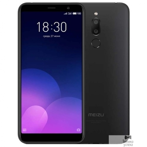 MEIZU Meizu M6T Black 16GB 5.7'' (1440x720)/MediaTek MT6750/16Gb/2Gb/3G/4G/13/2 MP+8MP/Android MZU-M811H-16-BK 37452521
