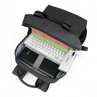 Рюкзак Tigernu T-B3508 USB, темно-серый, 15,6"