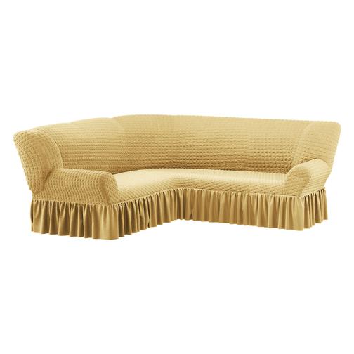 Чехол для углового дивана ПМ: Ми Текстиль Чехол на угловой диван жатка 42790553 3