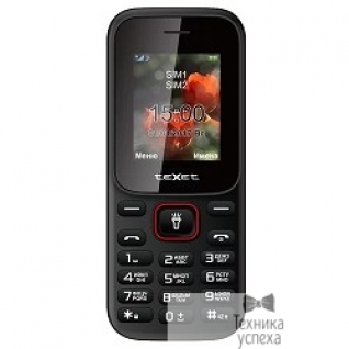 Texet TEXET 128-TM Мобильный телефон цвет черный-красный