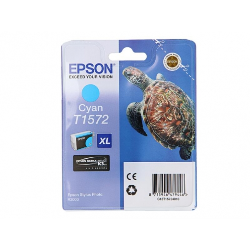 Оригинальный картридж T15724010 для Epson Stylus Photo R3000 голубой, струйный 8253-01 850628