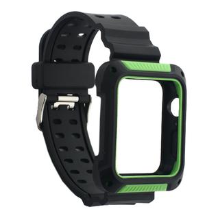 Ремешок COTEetCI W39 Integrated Movement Band (WH5268-BG) для Apple Watch 44мм/ 42мм 42мм Черно-Зеленый