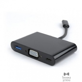 Cablexpert Cablexpert Переходник USB Type-C/VGA + USB3 + подзарядка USB-C, 15см (A-CM-VGA3in1-01)