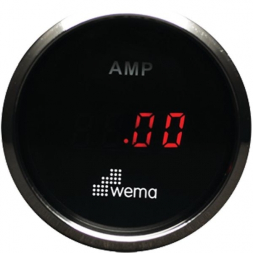 Wema Амперметр с красным светодиодным дисплеем Wema AMP-KIT-BS 12/24 В 52 мм 9202409