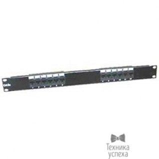Neomax Neomax Коммутационная панель UTP, 12 портов RJ-45 cat. 5е 19" (EPLH120X)