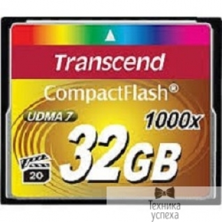 Transcend Compact Flash 32Gb Transcend, High Speed (TS32GCF1000) 1000-x