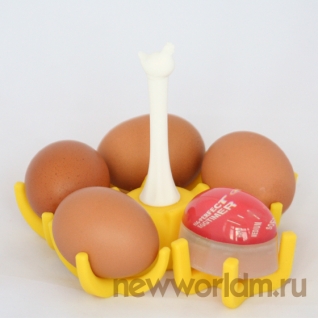 Кухонные аксессуары. Открывалки. Brix Design Силиконовая подставка для варки яиц EggCaddy NW-EggCad