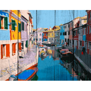 Картина по номерам "Красочные дома Венеции"