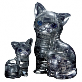 3D-пазл "Кошка с котенком", 49 элементов Crystal Puzzle