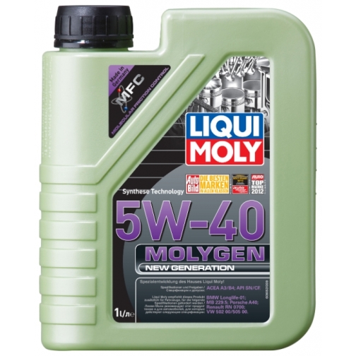 Моторное масло LIQUI MOLY Molygen New Generation 5W-40 1 литр 5926750