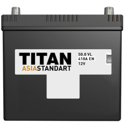 Аккумулятор легковой Titan Asia Standart 6СТ-50.0 (B24L) 50 Ач 37940716